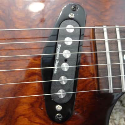 Extremely Rare, Fender Showmaster Cyclone, Korea, Set Neck, Seymour Duncans, Bubinga Wood image 5