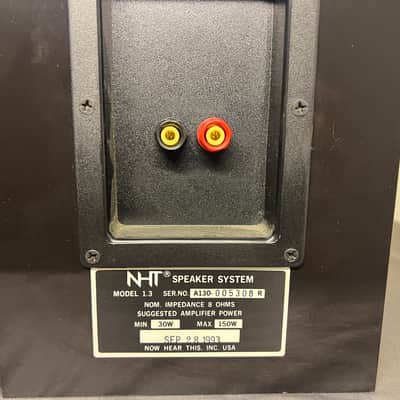 NHT Model 1.3 Black Glossy one pair, excellent working condition and very good cosmetic. image 8