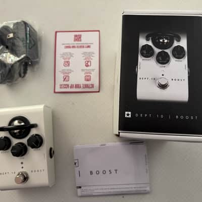 Blackstar Dept. 10 Boost Tube Boost Pedal 2021 - White image 1