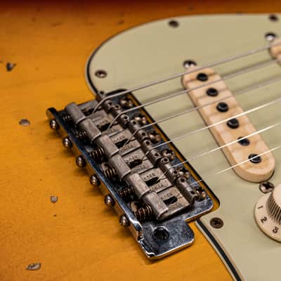 Fender Masterbuilt Jason Smith MICHAEL LANDAU 1968 Stratocaster - 3-tone Sunburst image 7
