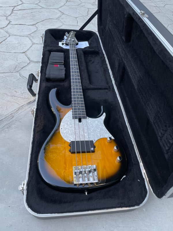 Warning --> Modulus Funk (Flea) 4 String Bass 2009 Sunburst in VG/Excellent condition w/ LANE POOR! image 1