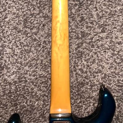 Vintage 1983 Kramer Pacer Blue burst electric guitar made in the usa image 6