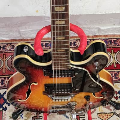 RARE! Raven Semi Hollowbody 1960s Matsumoku Japan image 16
