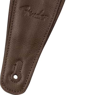 Fender 3.5 Premium Leather Strap, Brown image 2