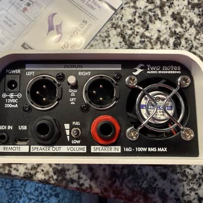 Two Notes Torpedo Captor X 16ohm Stereo Reactive Load Box / Attenuator 2020 - White image 3