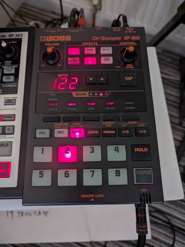 Boss SP-202 Dr. Sample 1998 - 2001 - Black image 1