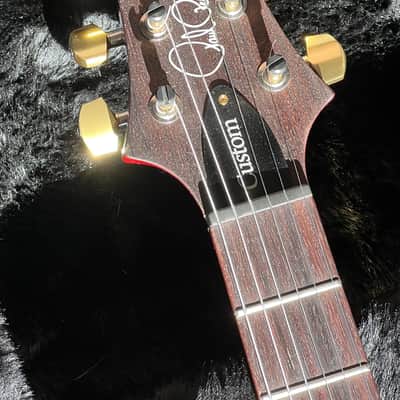PRS Custom 24-08 10-Top 2017 - 2024 - Charcoal Cherry Burst image 5