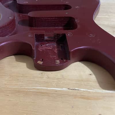 1960s 70s Teisco Zenta Top Twenty Electric Guitar Body Japan Resprayed Kawai image 6
