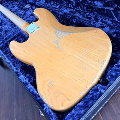 Fender Custom Shop Limited Edition Heavy Relic Jazz Bass - Aged Natural image 5