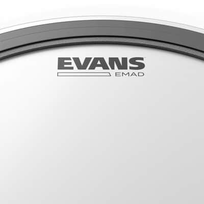 Evans 22" EMAD Coated White Bass Drum Head, 22 inch Batter Drumhead - BD22EMADCW image 4