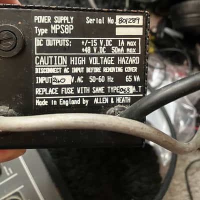 read description: rare Allen & Heath SR Series 416, multitrack, 4 Groups, vintage analog console, late 1980s, Wooden Panels, EQ, Effect Sends Buses image 18