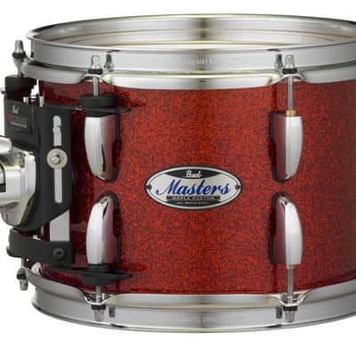 Pearl Masters Maple Complete 10"x7" tom w/optimount VERMILION SPARKLE MCT1007T/C346 image 1