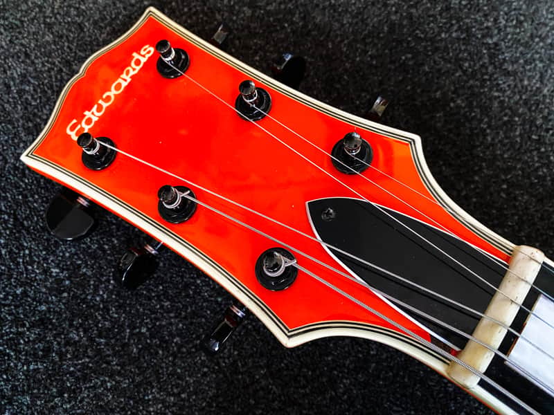 ESP Edwards E-LP-85CD Les Paul Custom - Orange - VERY GOOD