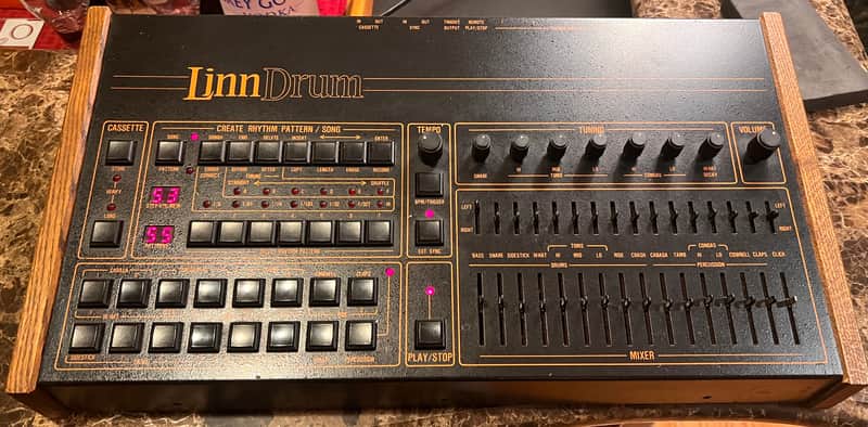 Linn LinnDrum LM-2 Vintage Drum Machine — Very Good — Powered & Working image 1