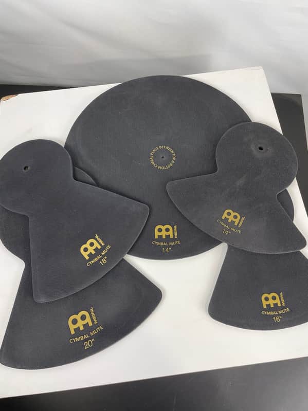 Meinl Cymbal Mute Pack w/ 14" Hi-Hats, 16" Crash, 18" Crash & 20” Ride Dampers image 1