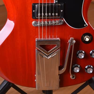 Gibson SG Standard 1961 Sideways Vibrola Vintage Cherry image 13