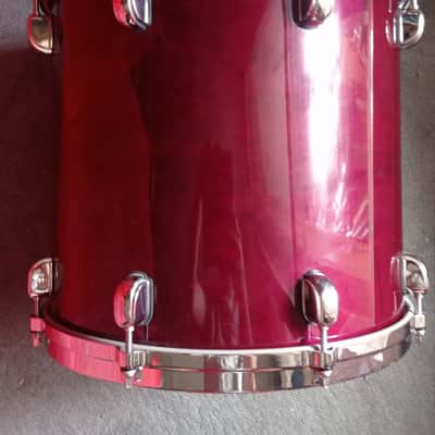 Ultra Rare 1995 TAMA Starclassic Maple 14x13" Hanging Tom (SMT1413) - Violet Shade (VLS) - Made in Japan - Excellent Condition! image 4