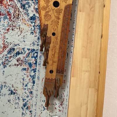 Antique Hungarian Zither Csikófejes Citera with horses (1800-1900s) image 2