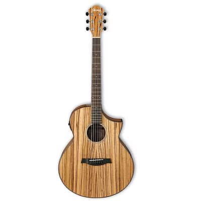 Ibanez AEW40ZWNT Exotic Wood Series Acoustic-Electric Guitar | Reverb