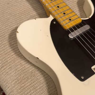 Nash T-52 Olympic White Medium Aging Guitar image 4