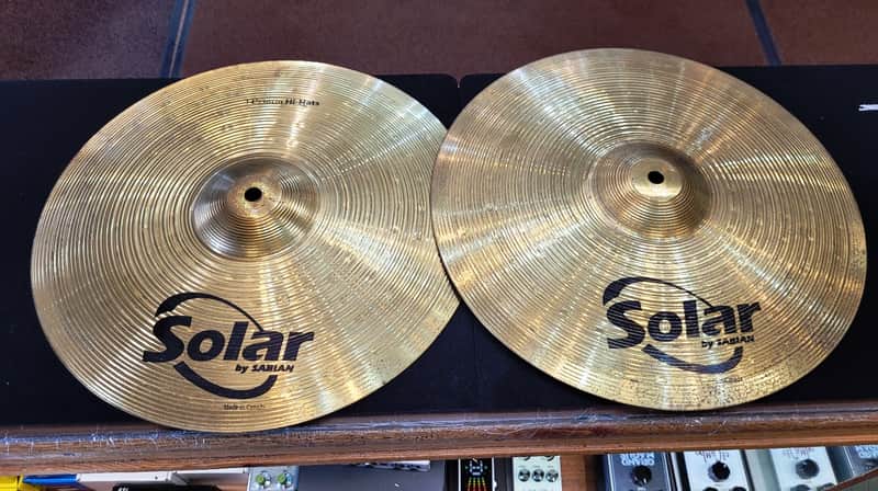 Sabian Solar 14" Hi Hats image 1