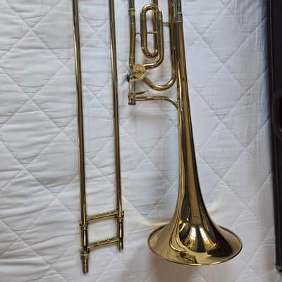 King 2103 3B Legend Series Trombone with F-Rotor Clear Lacquer Brass image 4