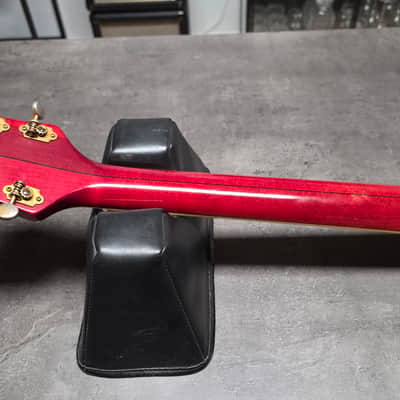 1954 Gretsch 6022 Rancher Jumbo Flat Top Western Orange Early 50s American Vintage 1950's USA G6022 Original Case G Brand Steer Logo Piezo Acoustic-Electric Guitar Spruce Maple Body Country Western Inlays Brazilian Rosewood image 22