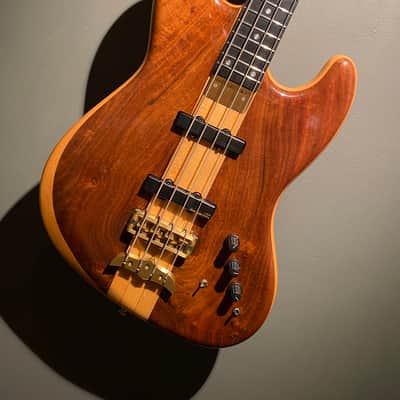 Alembic CLB4 Custom Bass - Jazz Style 2004 Natural Walnut/Ash image 2