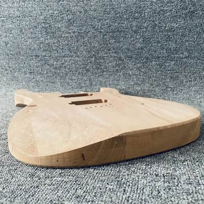 Solid Mahogany Wood Guitar HH Body DIY Project image 5