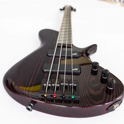 Martin Keith Elfin Mid 2010's - Dark Maroon Woodgrain image 2