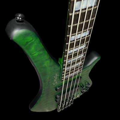 S.Martyn Custom Blaze 32” Headless 5 String Bass Guitar w/ Gigbag image 6