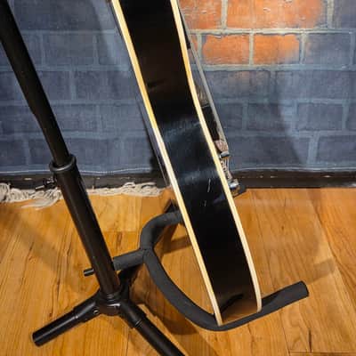 Vintage 1970s Encore LP Copy Electric Guitar Black image 9