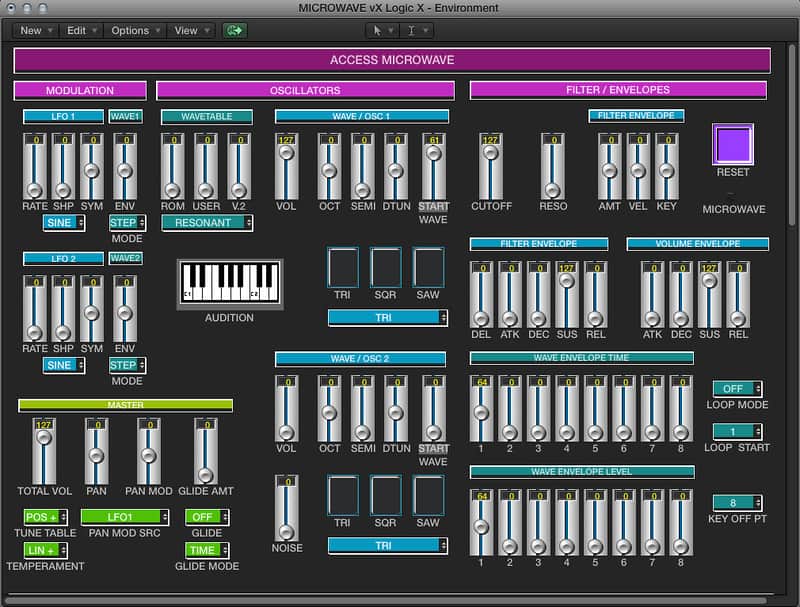 Virtual ACCESS Waldorf Microwave editor/ programmer - LOGIC v4 - X image 1