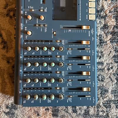 TASCAM Portastudio 414 MKII 4-Track Cassette Recorder 1990s - Blue image 3