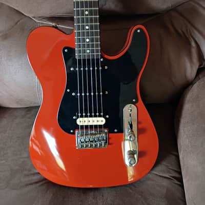 St. Blues Telecaster 2000s in pristine condition in rare orange red and black Memphis Tennessee under 10 lbs image 3