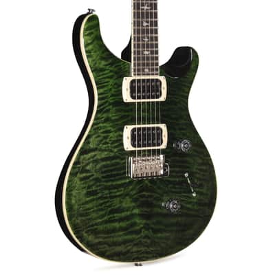 PRS SE Custom 24 Quilt Electric Guitar, Teal Black w/ Bag image 2