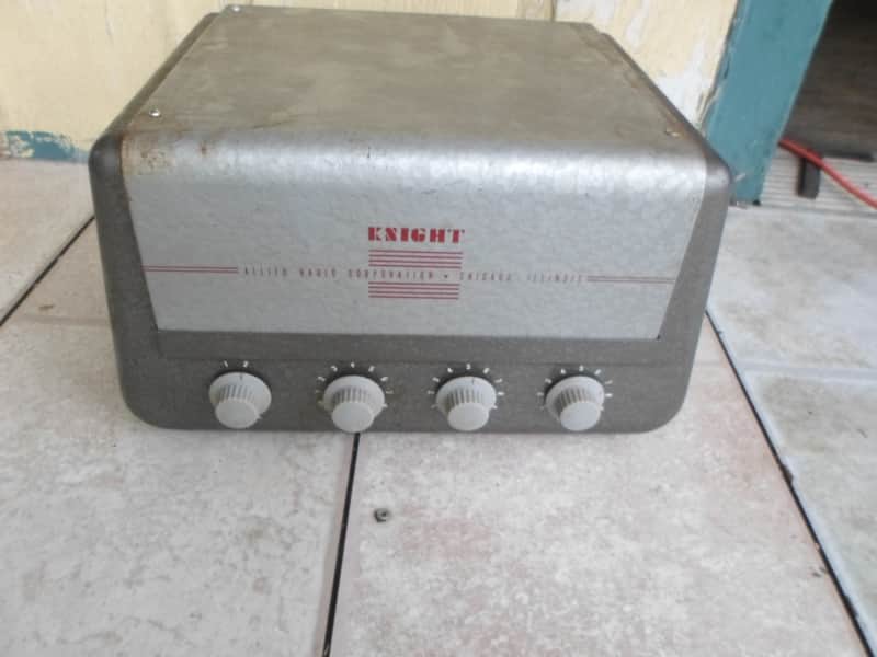 Knight Rare Vintage 1955 Dual 6L6 Tube PA Amplifier Serviced image 1