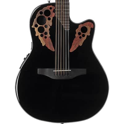 Ovation CE4412-5 Celebrity Elite 12-String Mid Depth Black image 1