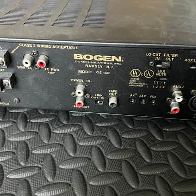 Bogen GS60 Mixer Amplifier Commercial Gold Seal Series image 7