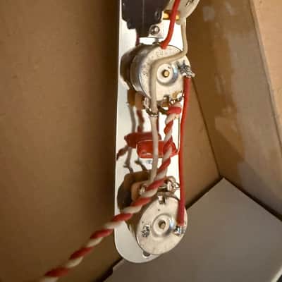 920D Custom T4W-C 4-Way Tele Control Plate with Oak Grigsby Switch Chrome * New Never Installed image 2