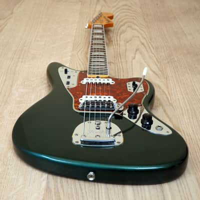 1966 Fender Jaguar Vintage Offset Electric Guitar Sherwood Green w/ohc image 11