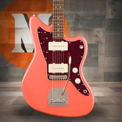 Squier Classic Vibe '60s Jazzmaster - Laurel Fingerboard - Tortoishell Pickguard - Tahitian Coral image 1