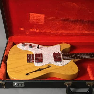 LEFTY! Vintage 1972 Fender Telecaster Thinline Natural Nitro Semi-Hollow Chambered Ash Guitar Seth Lover WR 6.3 lb HSC image 20