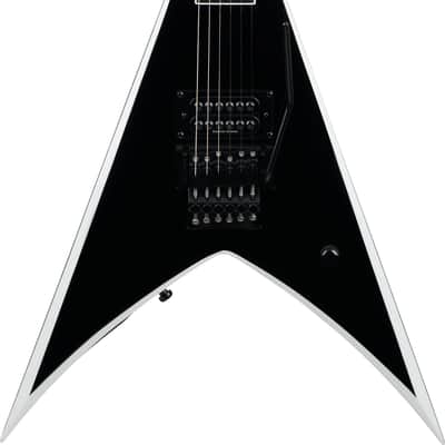 Jackson Pro Series Signature Wes Borland King V KV Black w/White Bevels w/bag image 2