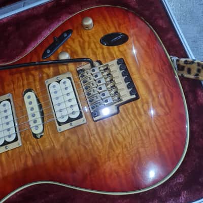 Used Ibanez JCS-1 J.Custom 2002 - Cherry Sunburst (1 of 32 only done !) image 4