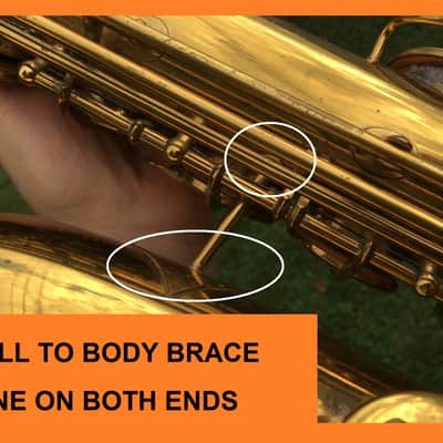 LOVELY WAYNE SHORTER MODEL RARE BUNDY-ELKHART-SELMER-BUESCHER TENOR SAXOPHONE 1950 APRX PROFESSIONAL ORIGINAL FINISH PLAY READY TESTED FREE SHIP image 25