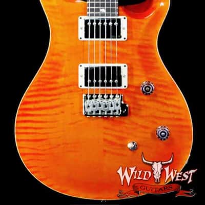2023 Paul Reed Smith PRS Wild West Guitars Special Run CE 24 Painted Black Neck 57/08 Pickups Orange 7.10 LBS image 1