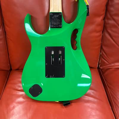 2017 Ibanez JEM777-LG Steve Vai 30th Anniversary Limited Edition with Pink Pickups Loch Ness Green image 11
