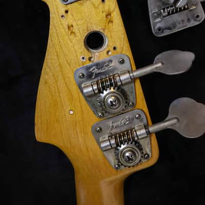 Vintage 1962 Fender Precision Bass - Fretless Conversion - Natural image 24