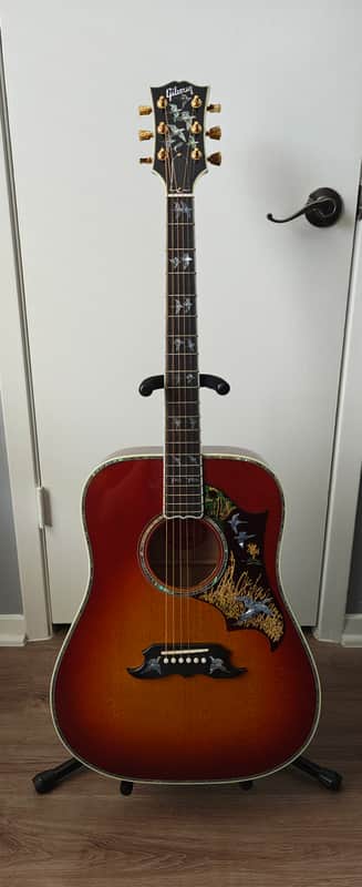 Gibson Custom Shop PSL Doves in Flight Quilt Wildfire Burst